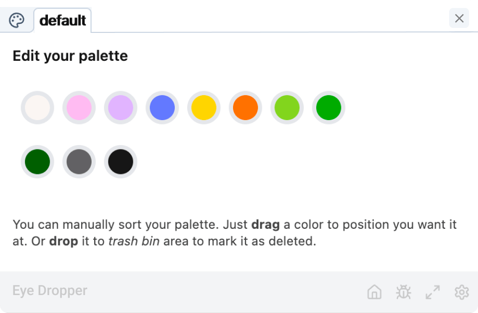 Auto-save your picked colors